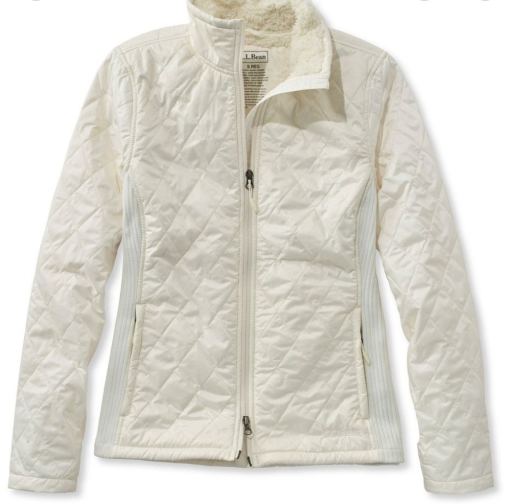 L.L. Bean Fitness Jacket Whites Size Small